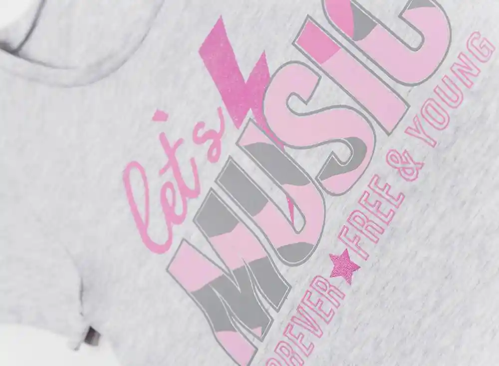 Pijama Csta Manga Corta Plon L 12 - Gris