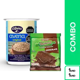 Combos Plus One: Avena Original Alpina + Brownie Mama-Ía Brownie