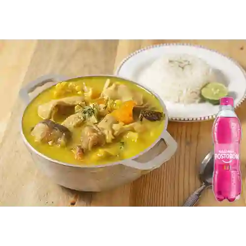Combo Sancocho de Mondongo + Manzana Postobon 400 ml