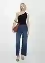 Jean Catherin Tejano Oscuro Talla 46 Mujer Mango