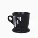 Ambiente Gourmet Mug Con Letra F Negro