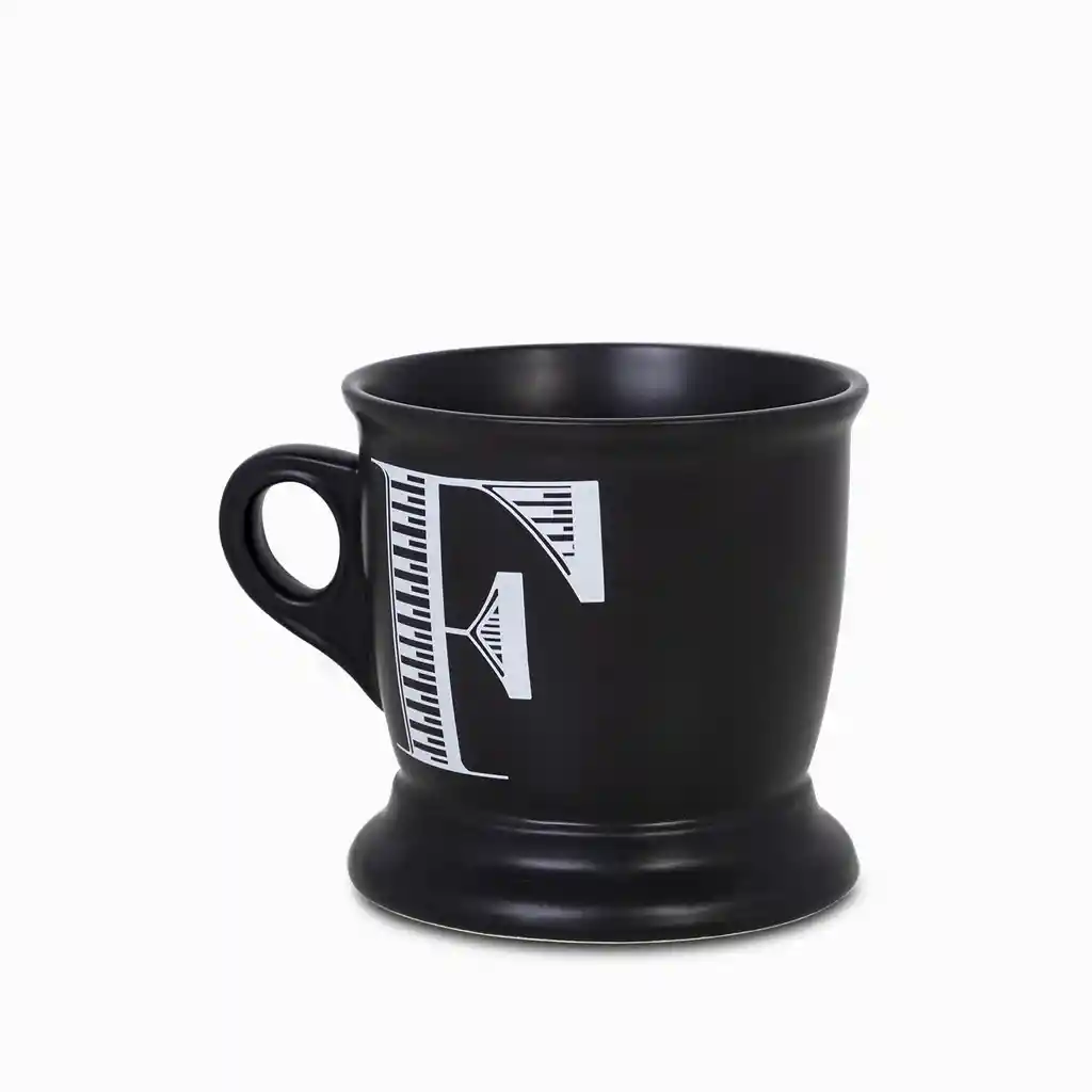 Ambiente Gourmet Mug Con Letra F Negro