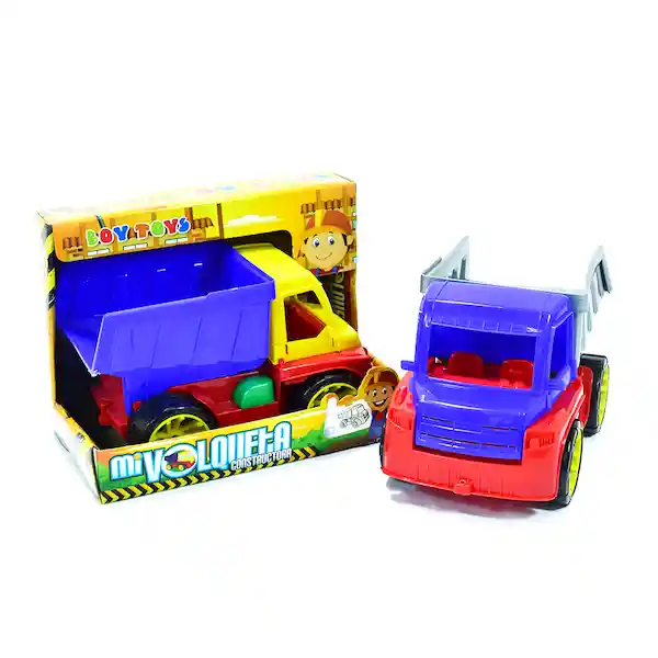 Boy Toys Camión de Juguete Volqueta Constructora