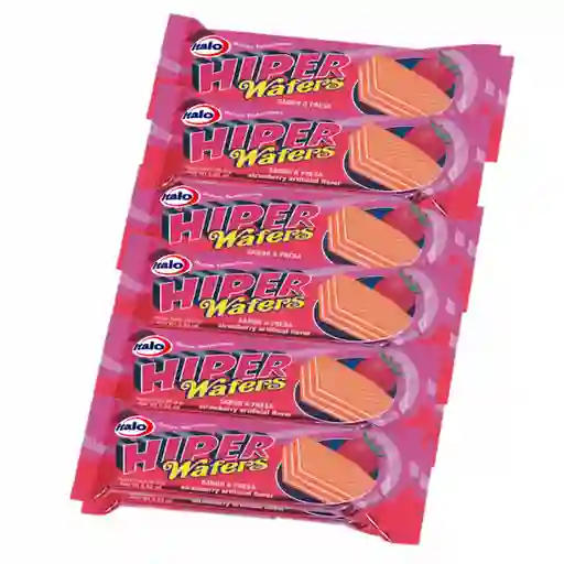 Italo Galleta Hiper Wafers Sabor Fresa