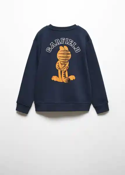 Sudadera Garfield Navy Talla 12 Niños Mango