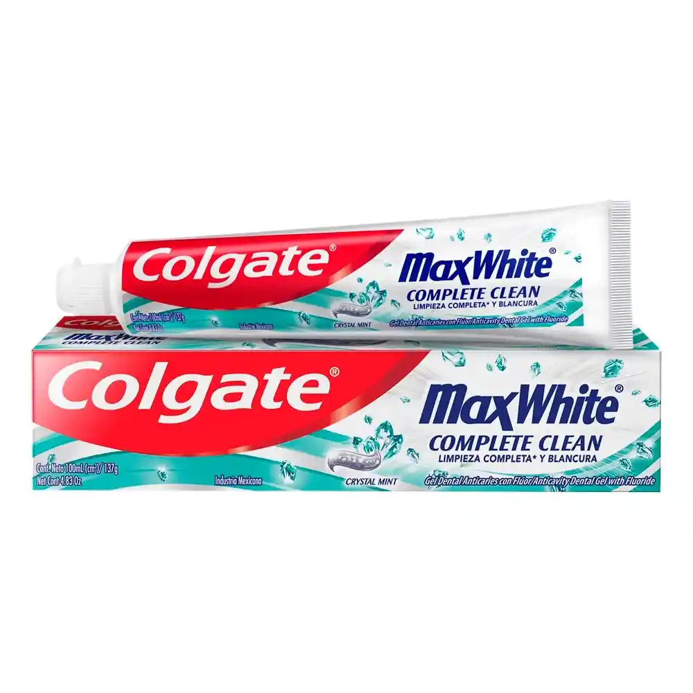Colgate Pasta Dental Max White Complete Clean Crystal 100 Ml