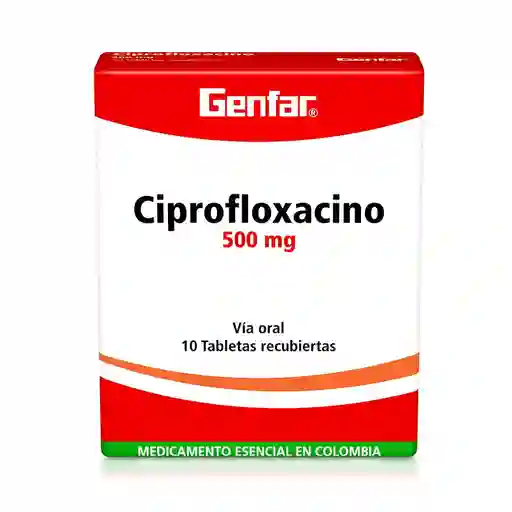 Genfar Ciprofloxacino (500 mg)