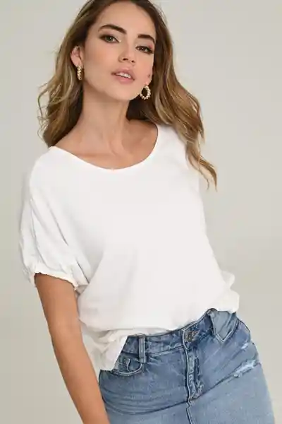 Blusa Magallanes Color Blanco Crudo Talla S Ragged