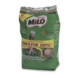 Milo Bebida en Polvo Achocolatada Extra Contenido