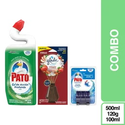 Combo Glade Manzana Canela + Pato Gel y Pastillas