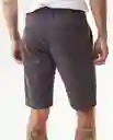 Short Colors Rocket Gris Asfalto Oscuro Talla 32 Chevignon