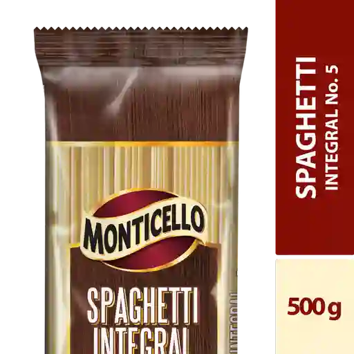 Monticello Pasta Spaghetti Integral