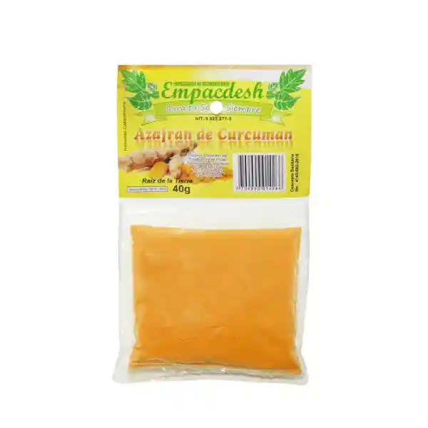 Empacdesh Azafrán de Cúrcuma Deshidratada Empacada
