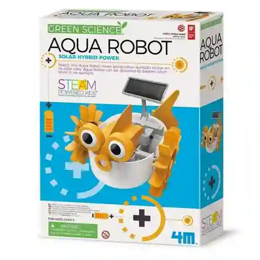 4M Juguete Aqua Robot Hybrid Solar Engineering Energia Solar