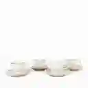 Set Pocillo y Plato Arena Ambiente Gourmet