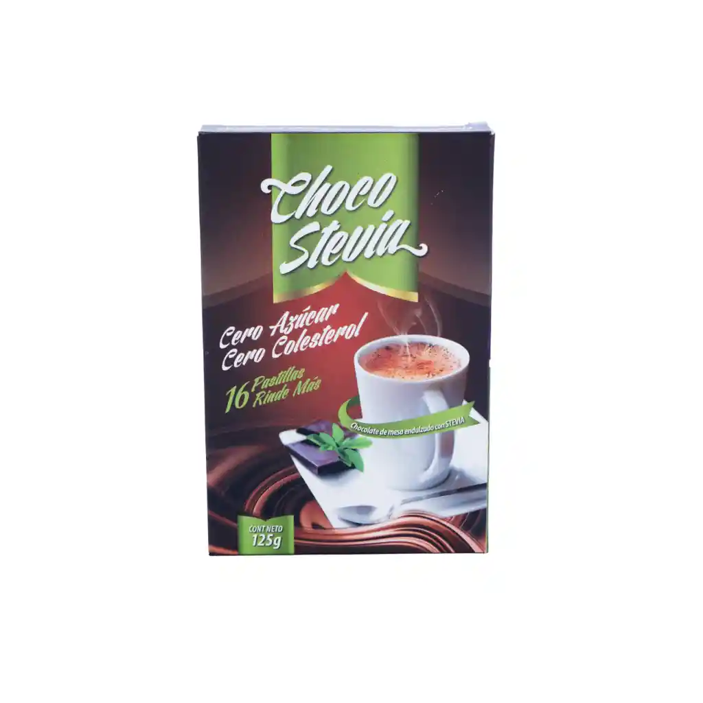 Choco Stevia Chocolate de Mesa Endulzado con Stevia