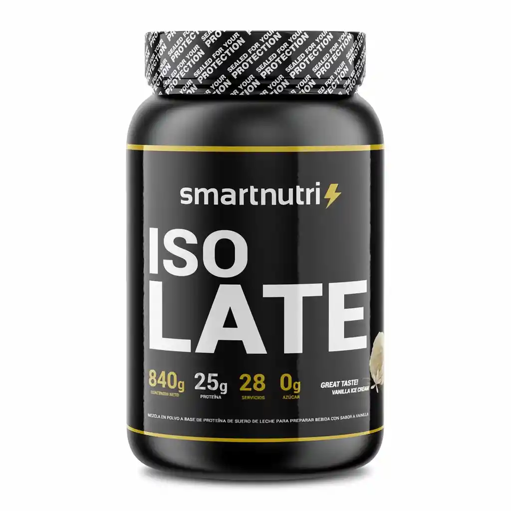 Isolate Smartnutri Proteina En Polvovainilla 840 G