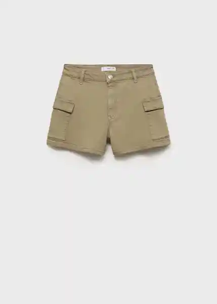 Short Cargosh Khaki Talla 20 Teen Niñas Mango