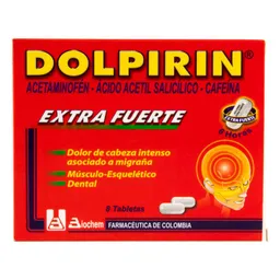 Dolpirin Extra Fuerte (250 mg / 250 mg / 65 mg)