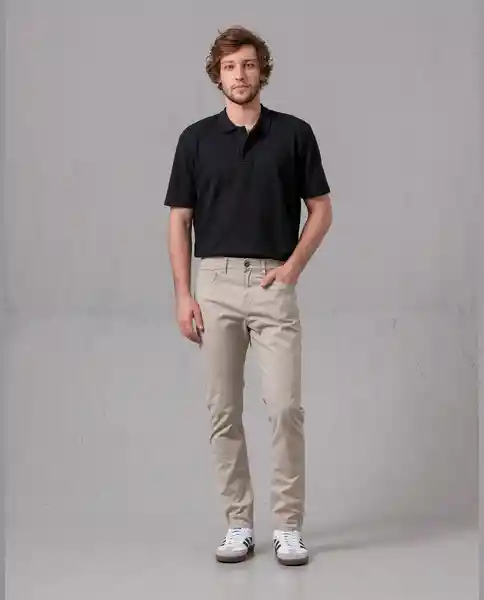 Camiseta Polo Textura Negro Sombrio Ultraoscuro T L 65203 Rifle