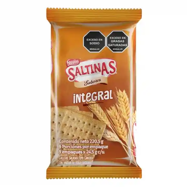 Galleta Saltinas Integrales 220.5 g