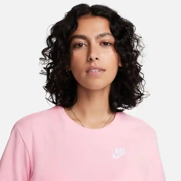 Nike Camiseta W Nsw Tee Club Mujer Rosado Talla S DX7902-691