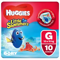 Huggies Pañal Little Swimmers Talla G/ 10 und