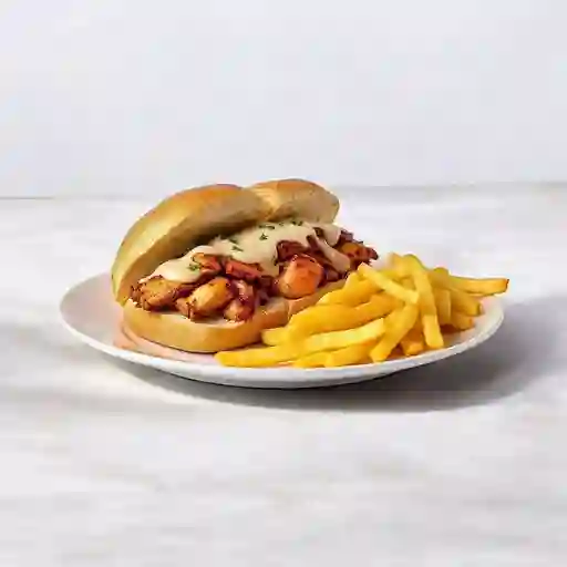 Sanguche Con Pollo Al Cilindro