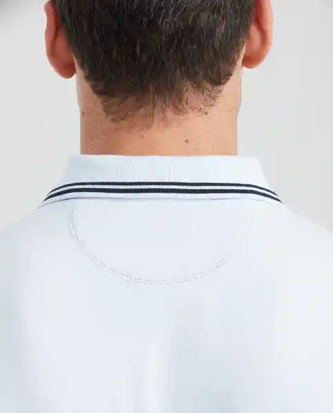 Camiseta Polo Contrast Details Azul Ilusión Claro S Chevignon