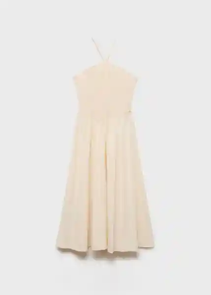 Vestido Fede Crudo Talla M Mujer Mango
