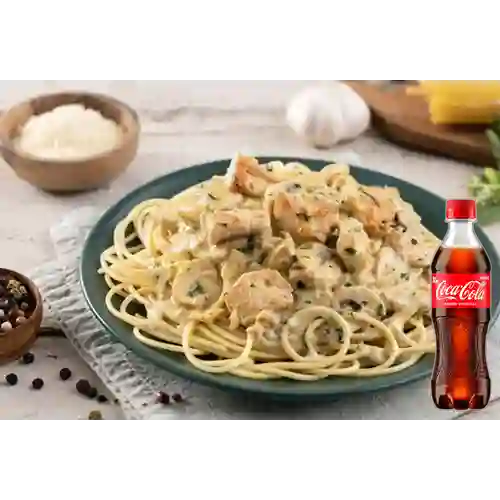 Combo Pasta Pollo&Champiñones +Cocacola Orig 400ml