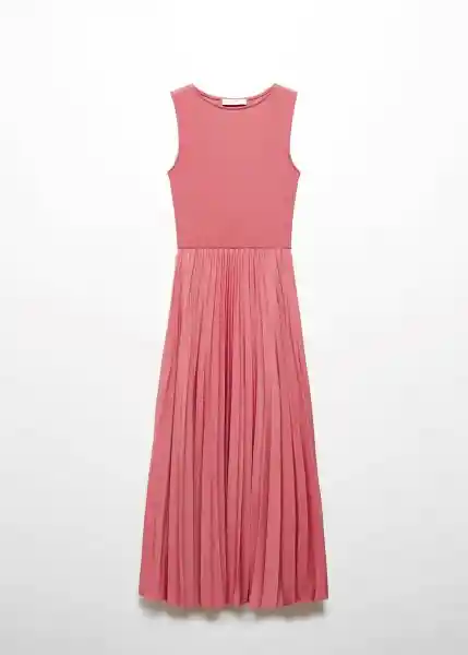 Vestido Caldera-A Coral Talla S Mujer Mango