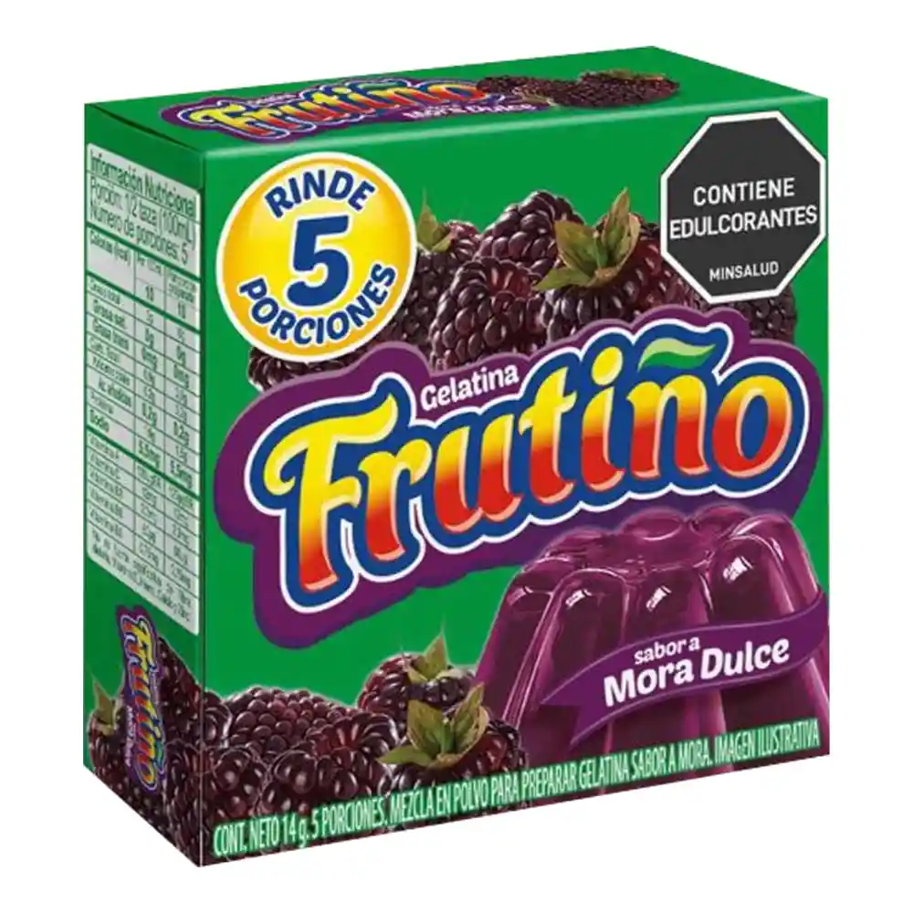 Frutiño Gelatina Mora Dulce