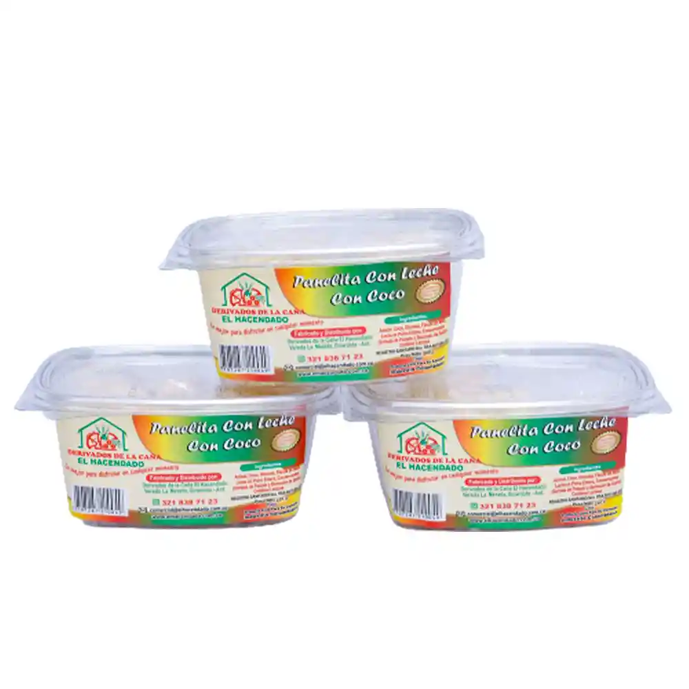 Panelita de Leche Con Coco El Hacendado