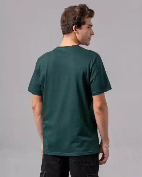 Camiseta Akt Hombre Verde Ocote Ultraoscuro Talla XL 96788 Rifle