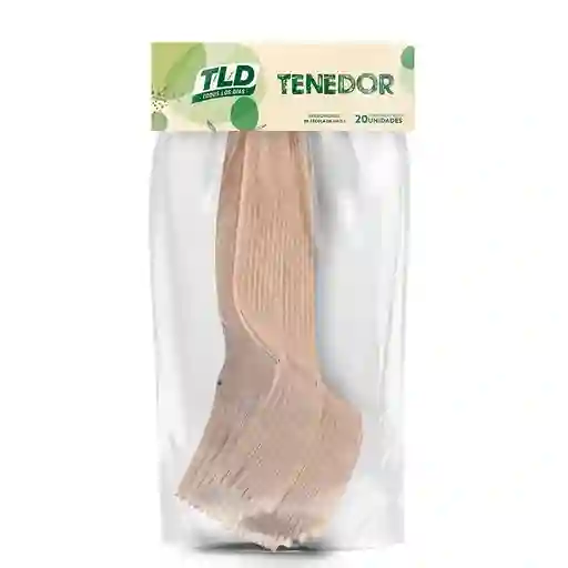 Tenedor Biodegradable T/l/d Todos Los Dias Sin Ref