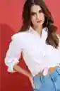 Camisa Popelina Manga Larga