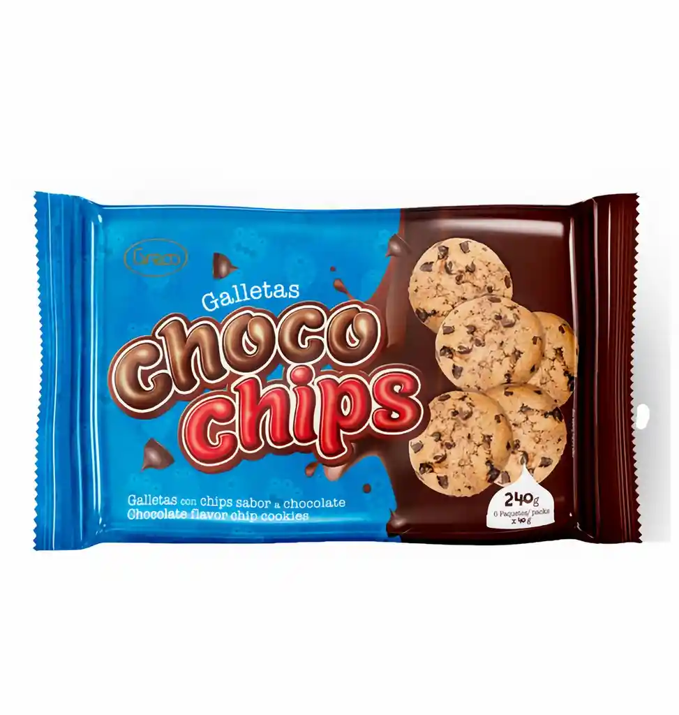 Greco Galletas Choco Chips 