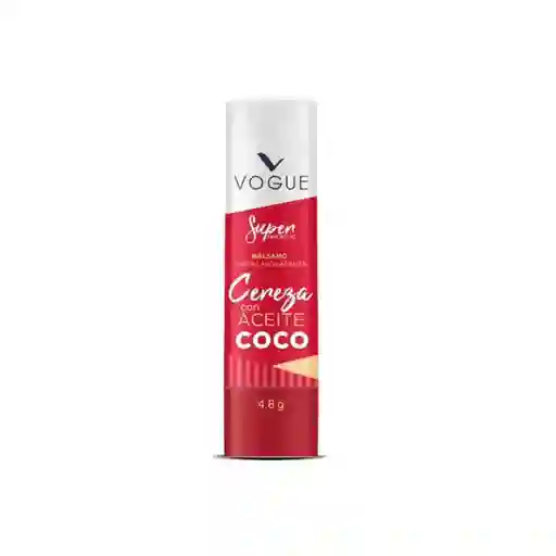 Vogue Bálsamo Labial Hidratante de Cereza con Aceite de Coco