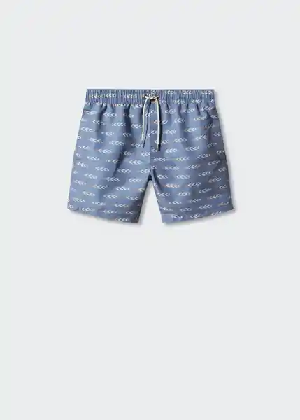 Short Bañador Ethnic Azul Talla 22 Niños Mango