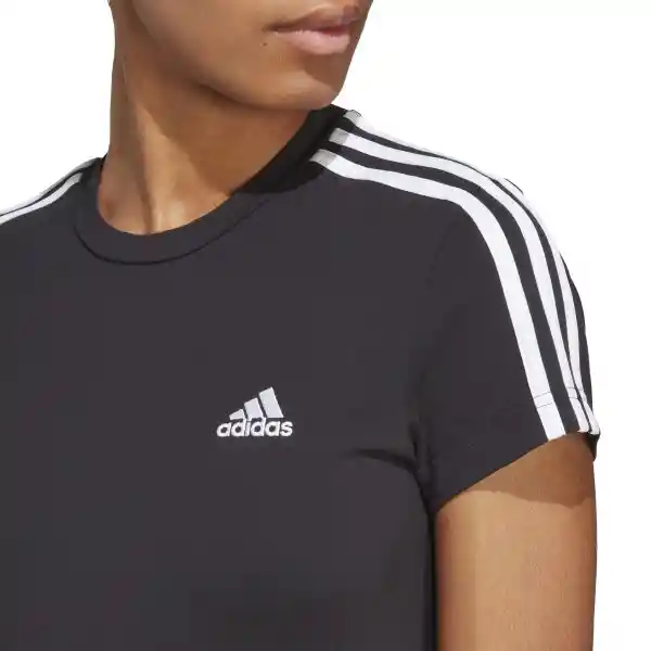 Adidas Camiseta 3s Fit T Dr Para Mujer Negro Talla L