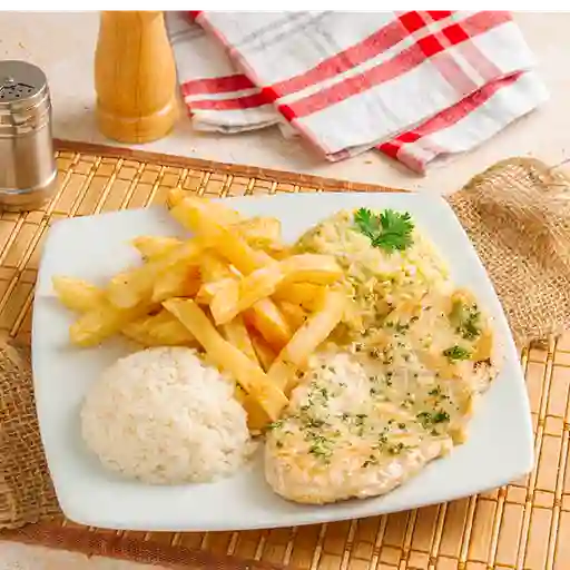 Combo con pechuga a la plancha