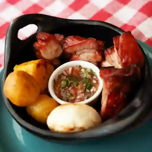 Chicharrón carnudo con poker 250g