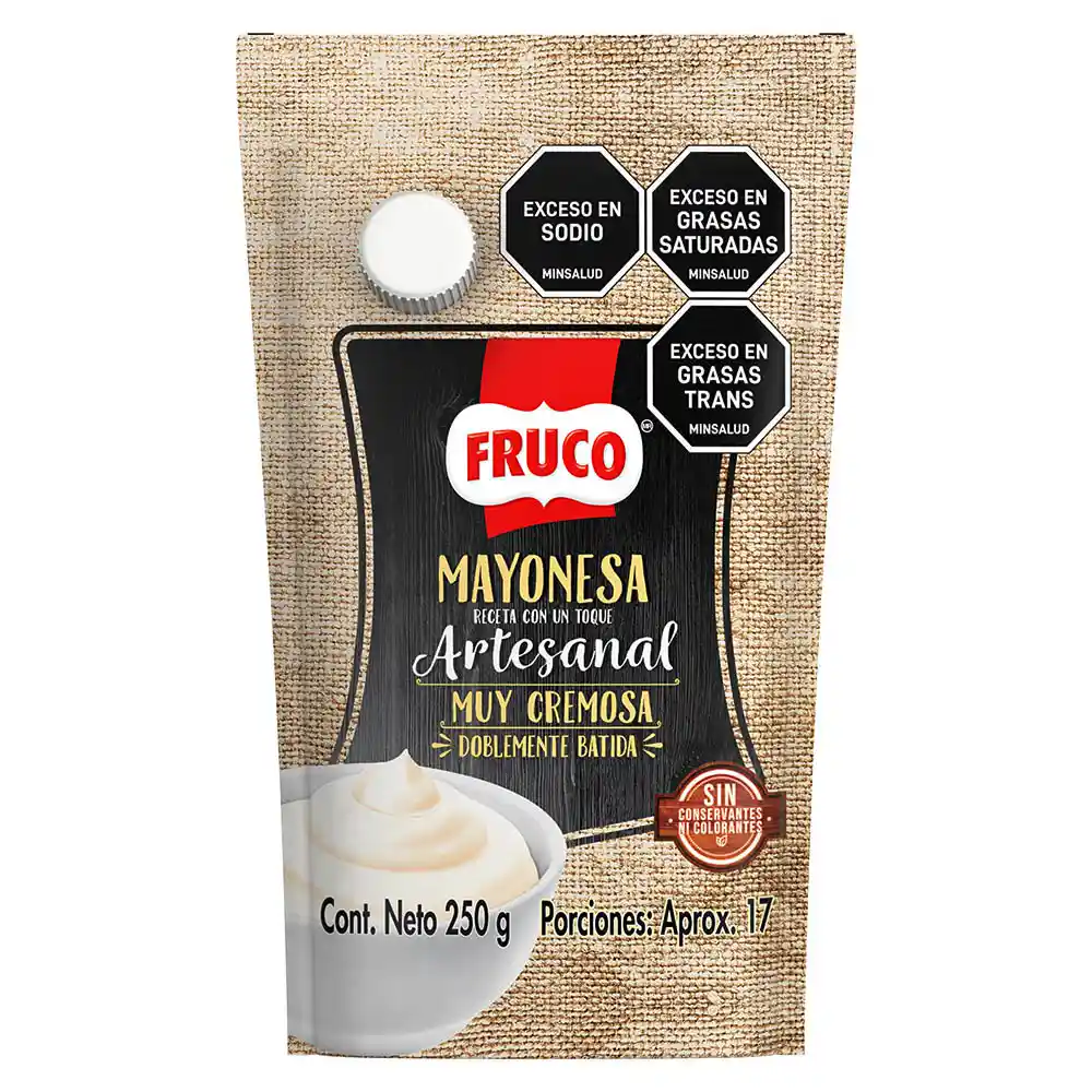 Mayonesa receta Artesanal Fruco 250G