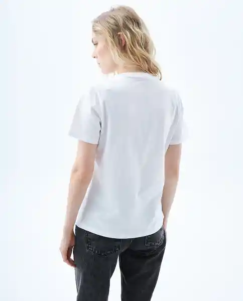 Camiseta Mujer Blanco Talla L 609E040 Americanino