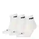 Puma Medias Lifestyle Cushioned Qua Unisex Blanco Talla 7-9