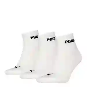 Puma Medias Lifestyle Cushioned Qua Unisex Blanco Talla 7-9