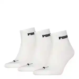 Puma Medias Lifestyle Cushioned Qua Unisex Blanco Talla 7-9