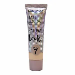 RUBY ROSE Base Facial Base Líquida Natural Look Medium Beige 7