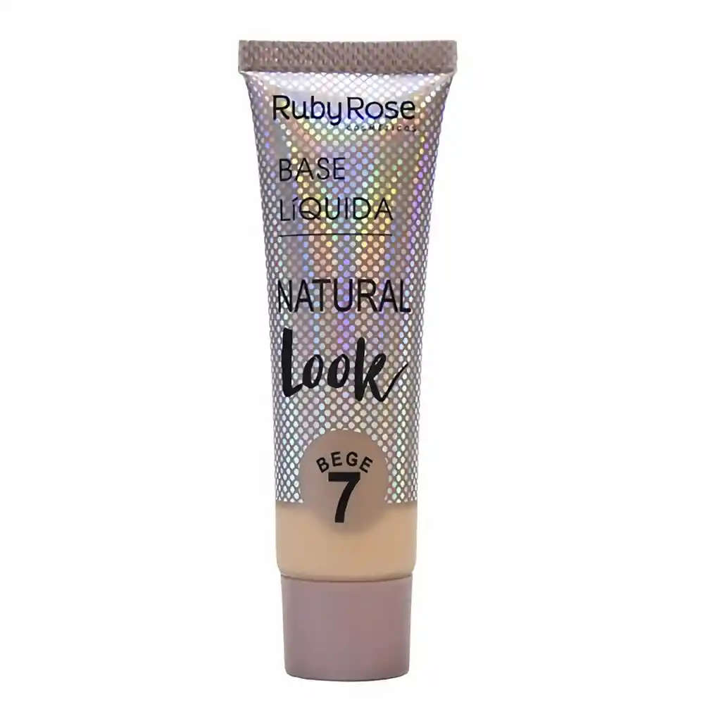 RUBY ROSE Base Facial Base Líquida Natural Look Medium Beige 7